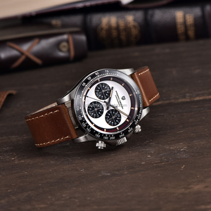 นาฬิกาข้อมือควอตซ์ดีไซน์ใหม่จาก Pagani รุ่น 1676 สวยงามทันสมัย เหมาะสำหรับธุรกิจ สายสแตนเลสแท้ สายหนังแท้ Relojes Hombre - Product Image 4