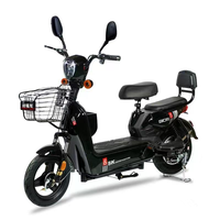 Vélo Électrique Urbain en Gros 500W 48V avec Moteur Arrière, Trottinette Électrique 14 Pouces avec Panier