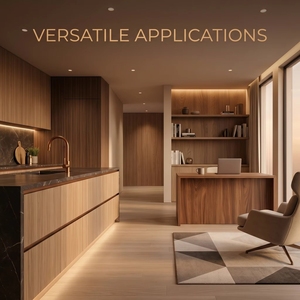 Revêtement mural en stratifié haute pression HPL couleur bois pour intérieur, cuisine, hôtel, hôpital, panneaux de douche, imperméable, ignifuge - Product Image 3