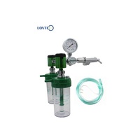 Tout nouveau LOVTEC G5/8 inhalateur d'oxygène médical régulateur de bouteille d'oxygène vertical régulateur de gaz de nez de taureau avec canule