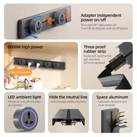 Prise murale industrielle et hospitalière KSQ 32A 8000W avec interrupteur, adaptateur mobile standard FR EU US UK et ports USB