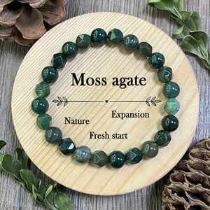 Bracelet en pierre naturelle avec perles de verre colorées, pour la sérénité et le calme, sans intermédiaire, prix progressif - Product Image 3