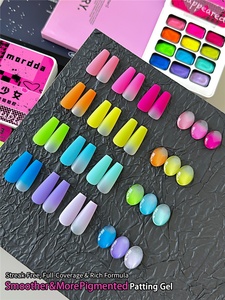 <span class=keywords><strong>MORDA</strong></span> 2025 Nuovo Smalto Gel UV per Nail Art a Lunga Durata, Colore Macaron Delicato con Gradiente Elegante, Motivo a 12 Griglie, Private Label - Product Image 6