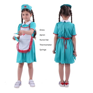 Disfraz <span class=keywords><strong>de</strong></span> Médico Auténtico para Niños y Adultos, para el Día <span class=keywords><strong>de</strong></span> las Profesiones, Juego Escolar, Blusa Quirúrgica con Cuello en V, Pantalones, Gorro Quirúrgico, Máscara, Conjunto <span class=keywords><strong>de</strong></span> 4 Piezas, Ropa para Fiestas - Product Image 2