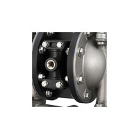 Pompe à diaphragme pneumatique en acier inoxydable 1/2 pouce pour l'industrie automobile, port OEM de 0,5 pouce, revêtement anticorrosion, liquide pesticide