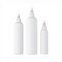 Flacon cosmétique Posee Beauty 100/250/300ml avec bouchon à bec verseur pour huile essentielle capillaire, en PE, impression sérigraphique