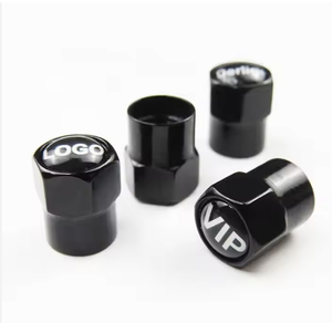Tappi Valvola Esagonali Colorati in Acciaio Inossidabile per Cerchioni Auto Moto Bici con Logo Personalizzato Facile Installazione - Product Image 5