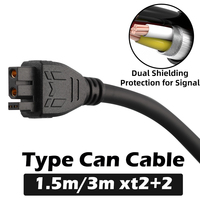 Cable CAN Bus XT2 + 2 tipo para impresora 3D Klipper Toolhead conexión Cable de señal blindado doble extensión de 1,5 m/3m