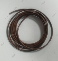 QQR Factory Bandes de caoutchouc rondes FKM de 2mm personnalisées de haute qualité avec stock de service de coupe pour les applications de l'industrie chimique