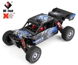 WLToys-coche eléctrico 4WD de radiocontrol para niños, juguete de auto a Control remoto, <span class=keywords><strong>124018</strong></span>, 1:12, 2,4 GHz - Product Image 1