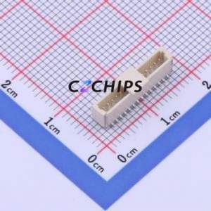 HC-1.0-14PLT Wire-to-Board Pin Header SMD,P=1mm Connector 1x14P 1mm Vertical Mount SH - Product Image 1