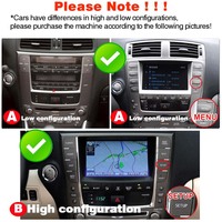 Autoradio Android 14 Carplay GPS Navi Lecteur vidéo Multimédia Stéréo pour Lexus IS200 IS250 IS300 IS300C 2006-2011 Écran Tesla
