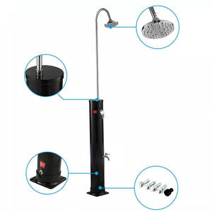 Colonne de <span class=keywords><strong>douche</strong></span> solaire extérieure en acier inoxydable à <span class=keywords><strong>prix</strong></span> <span class=keywords><strong>d</strong></span>'usine, température constante, jet de pluie, poignée unique - Product Image 6