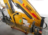 Mini SQ2ZK1 monté sur camion de grue mobile chinoise de 1 tonne 2 tonnes 3 tonnes avec le moteur de flèche d'articulation comme composant de noyau disponible à la vente