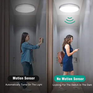 Cảm biến chuyển động LED tuôn ra núi 9in 12in 15in bảng điều chỉnh ánh sáng đơn CCT bề mặt tròn gắn trần ánh sáng - Product Image 5