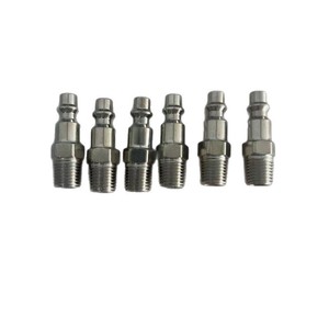 ชุดข้อต่อเร็วสำหรับเครื่องอัดอากาศแบบเกลียว 1/4 นิ้ว NPT จำนวน 14 ชิ้น แบบตัวผู้ ตัวเมีย แบบภายในและภายนอก - Product Image 5