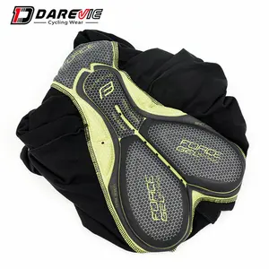 Darevie 3D自行车垫麂皮制造商优质泡沫短裤垫防震冷却硅胶插入自行车凝胶垫