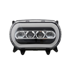 Alto brillo 120W Motos Accesorios Motoe Bikes Led proyector faro montaje con DRL para <span class=keywords><strong>Harley</strong></span> Road Glide 2015 + - Product Image 1