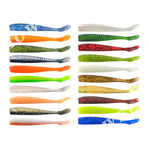 Howell เหยื่อล่อปลารูปตัวทีหางตัวที90มม. เหยื่อตกปลาทำจากพีวีซีขนาด3.6กรัมเหยื่อตกปลาแบบนิ่มทำจากยางพลาสติกสำหรับแม่น้ำในทะเลสาบ - Product Image 6