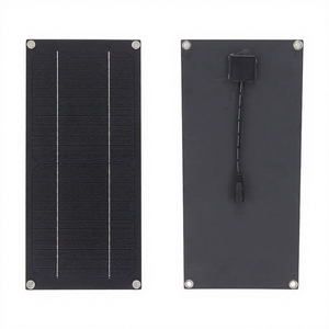 แผงโซลาร์เซลล์แบบโมโนคริสตัลไลน์ขนาดเล็ก 10W 18V 0.55A แบบกำหนดเองได้ น้ำหนักเบา พร้อมสายไฟ DC ชนิด N สำหรับรถยนต์ไฟฟ้า - Product Image 1