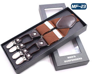 <span class=keywords><strong>Tirantes</strong></span> Clásicos de Moda con 6 Clips en Forma de Y para Hombre y <span class=keywords><strong>Mujer</strong></span>, 70% Poliéster, 30% Elástico, Accesorios Planos para Camisas y Prendas - Product Image 1