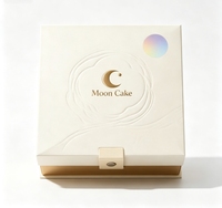 Boîte cadeau en papier rigide magnétique de luxe personnalisée, boîte d'emballage en carton blanc pour cosmétiques, mariage, cadeau d'entreprise, logo personnalisé OEM
