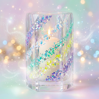 LEQU Set di Fiocchi Camaleontici in 8 Colori per Nail Art e Decorazioni Fai-da-Te