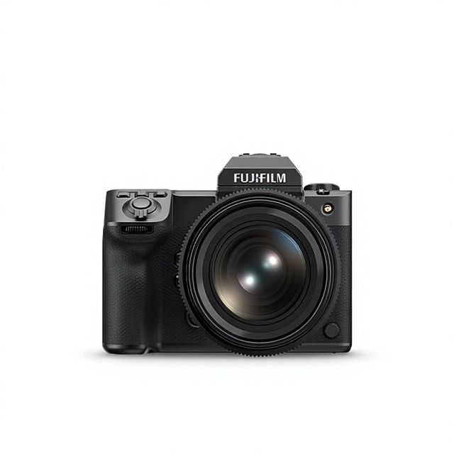 Fuji GFX 100II Medium Format Mirrorless Camera with CMOS Sensor and SD Card Support