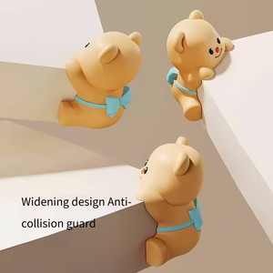 Protection d'angle de table créative et mignonne en forme d'ours, anti-collision, protection d'angle de table et autocollant anti-choc à angle droit - Product Image 3