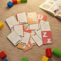 Cartes magnétiques double face effaçables à sec, ensemble éducatif créatif, jouets éducatifs magnétiques populaires