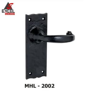 Poignée de porte classique élégante en laiton de haute qualité, malleable, sur plaque de montage, 6 pouces, pour installations de porte standard, prix de gros - Product Image 2