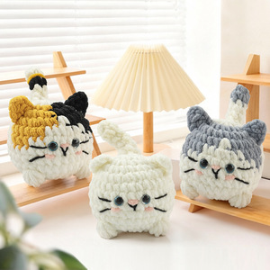 Kit de Ganchillo <span class=keywords><strong>para</strong></span> <span class=keywords><strong>Principiantes</strong></span>, Kit de Ganchillo de Gato <span class=keywords><strong>para</strong></span> Adultos, <span class=keywords><strong>Amigurumi</strong></span>, Animales de Ganchillo, Manualidades de Ganchillo, Kits de Ganchillo Fáciles, Kit de <span class=keywords><strong>Tejido</strong></span>, Regalos de Navidad - Product Image 2