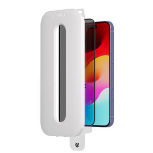 Film de protection d'écran en verre trempé anti-<span class=keywords><strong>espion</strong></span> OEM personnalisé en gros, anti-poussière, installation facile avec applicateur pour <span class=keywords><strong>iPhone</strong></span> 15 16 17 - Product Image 2