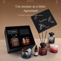 Coffret cadeau de parfum pour voiture de luxe TopOne |   Diffuseur en verre avec huile essentielle |   Diffuseur de parfum haut de gamme pour la voiture et la décoration intérieure