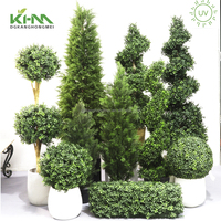 Plantes artificielles de haute qualité verdure Simulation Faux buis topiaire faux pins Plantas Artificiales extérieur intérieur déco