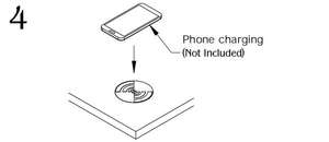 <span class=keywords><strong>Chargeur</strong></span> sans fil OTP 10W 5V/1A ignifuge pour téléphones mobiles, OEM ODM, <span class=keywords><strong>camping</strong></span>-<span class=keywords><strong>car</strong></span>, fourgon aménagé, <span class=keywords><strong>camping</strong></span>-<span class=keywords><strong>car</strong></span>, 12V câblé, caché sous la table - Product Image 5