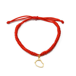 Pulsera de Cuerda de <span class=keywords><strong>la</strong></span> <span class=keywords><strong>Isla</strong></span> Reunión para Mujer, Joyería con Mapa y Bandera de <span class=keywords><strong>La</strong></span> Réunion # 593662RE - Product Image 2