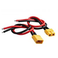 Conector de Montaje en PCB Amass Vertical XT60PB de 2 Pines, Macho y Hembra, XT60PB-M XT60PB-F, Conector de Soldadura XT60P, Adaptador de Placa