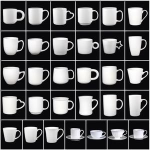 New Products 11Oz 15Oz Logo White Color Custom 11 15 Oz Ceramic Coffee Mug for Sublimation - Product Image 6