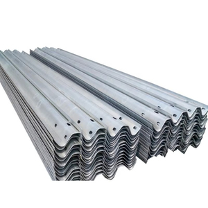 Barrière de sécurité routière en acier ondulé W Beam, barrière de sécurité routière, acier galvanisé 550g, fabrication directe OEM - Product Image 2