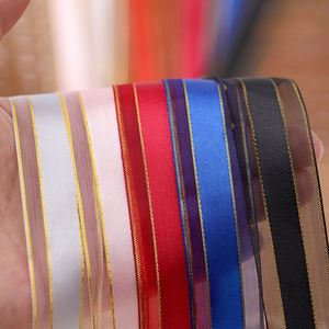 Lacets en polyester doré YS de 2,5 cm de large, modèle plat, unisexe, pour hommes et femmes, livraison rapide (RTS) - Product Image 2