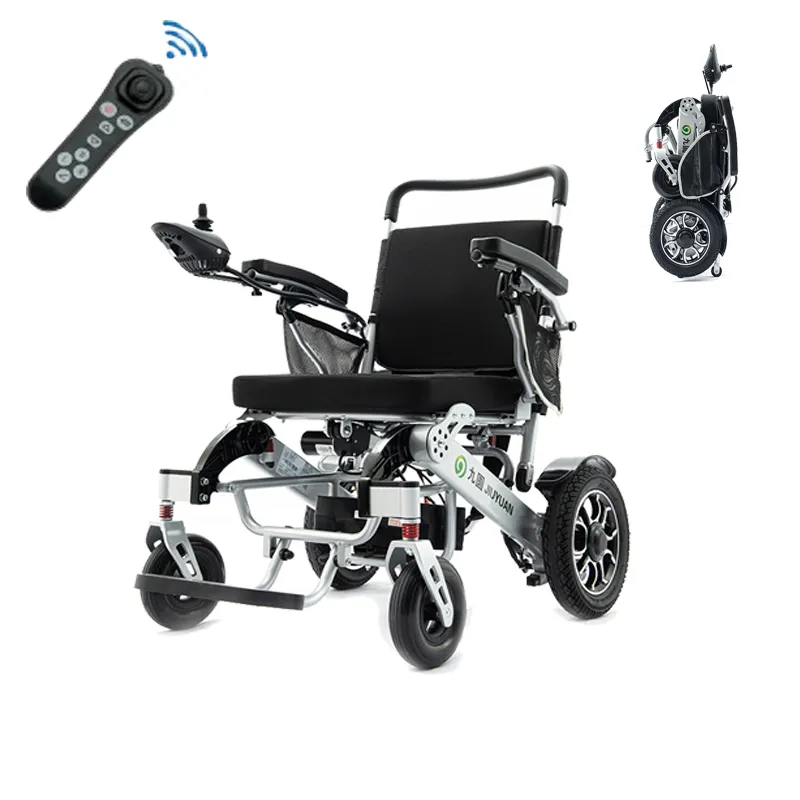 lightweight folded 500W electric wheelchair scooter for elderly with remote controller