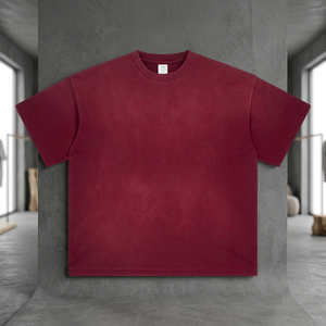 Camisetas Unisex Oversize de Algodón 100% Pesado para Streetwear, Lisas, Teñidas, Transpirables, al por Mayor y Personalizables - Product Image 3