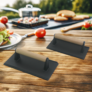 Prensa <span class=keywords><strong>para</strong></span> <span class=keywords><strong>Hamburguesas</strong></span> de Hierro Fundido, Parrilla Plana <span class=keywords><strong>para</strong></span> <span class=keywords><strong>Hamburguesas</strong></span>, Prensa <span class=keywords><strong>para</strong></span> <span class=keywords><strong>Hamburguesas</strong></span> de Barbacoa - Product Image 2