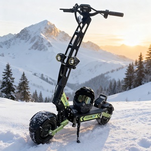 Trottinette électrique urbaine 6000W avec moteur sans balais, batterie lithium 60V, autonomie 60-120km, contrôle par application, étanche, en alliage d'aluminium - Product Image 1