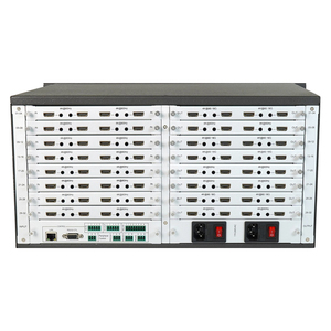เมทริกซ์ HDMI แบบโมดูลาร์ 4K60hz 32x32 HDMI HDbaseT  ไร้รอยต่อ 32x32 16x32 ระยะ 70 ม. 100 ม. Cat6 วิดีโอวอลล์ <span class=keywords><strong>4x4</strong></span> ฟังก์ชั่นหน้าจอสัมผัส - Product Image 4