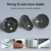 Soporte Universal Profesional con Ventosa para Ventanas de Coche y Barco con Adaptadores Dobles para GoPro Hero Insta360