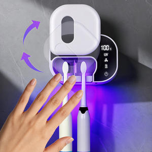 2026 OEM Personalizable Portátil Sensor Inteligente Esterilizador de Cepillos de Dientes para Parejas con Secado por Aire UVC y Soporte Esterilizador de Maquinillas de <span class=keywords><strong>Afeitar</strong></span> con Calefacción USB - Product Image 1