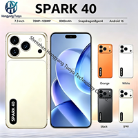 Nouveau Smartphone Android 16 LTE Spark40 22G+1TB 7,3 Pouces 2026 avec Processeur Rapide et Tous les Accessoires Inclus – Prix de Gros