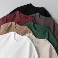T-Shirt Unisexe Lourd Coton 300 g/m² Coupe Boxy Épaules Tombantes Surtaillée Écologique Personnalisable pour Hommes – Vente en Gros